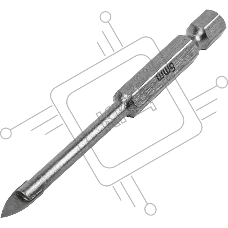 Сверло по керамической плитке и стеклу Matrix, 5 мм, 6-гр хвостовик