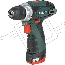 Дрель-шуруповерт аккумуляторная Metabo PowerMaxx BS 600984000, Аккумуляторный, 10,8В, 2 АКБ