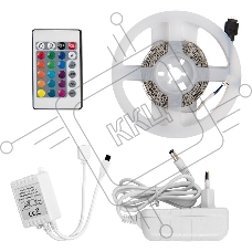 готовый комплект GLS-5050-60-14.4-12-IP20-PRO-RGB-3-KIT 3м с адаптером и IR контроллером
