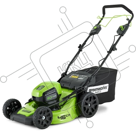 Газонокосилка самоходная аккумуляторная  GreenWorks GD60LM46SP, 60V, 46 см, бесщеточная, без АКБ и ЗУ (2502907)