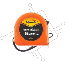 Рулетка SPARTA 31314  elastica 10 мх25мм обрезиненный корпус