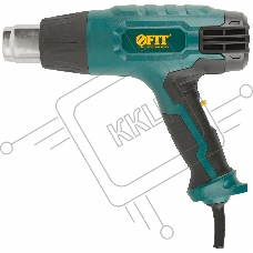 Фен технический FIT 80611  2000 Вт; 60/400/600 °C; 300/500/500 л/мин; рез. накл.; короб.