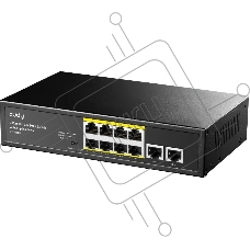 Коммутатор Cudy FS1010P (L2) 10x100Мбит/с 8PoE+ 120W неуправляемый