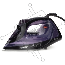 Утюг Vitek VT-8316 черный/фиолетовый