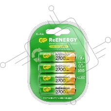Аккумулятор GP 270AAHCRGY-2CRCB4 AA NiMH 2650mAh (4шт)