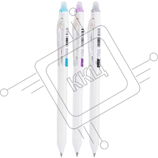 Набор ручек гелевых Deli EG160-3AS белый (3шт) стираемая