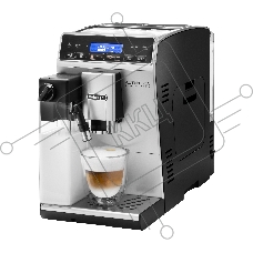 Кофемашина автоматическая DeLonghi ETAM29 660 SB серебристый/черный, исп. кофе - зерновой/молотый, 1.4 л, 1450 Вт, 15 Бар.