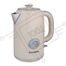 Чайник электрический Endever Skyline KR-257S 2200 Вт, 1,7 л, бежевый, 6 шт/уп.