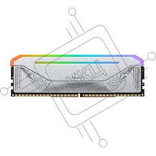 Оперативная память Apacer Nox, DDR5, 16GB (1x16 GB), 6400 MHz, CL32, радиатор, RGB, белый