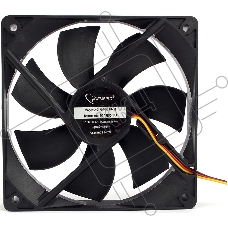 Вентилятор Gembird 120x120x25, гидрод., тихий, 3 pin/4pin Molex, провод 30 см (S12025H-3P4M)