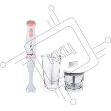 Блендер погружной МАТРЕНА МА-052 (007265) белый, розовый