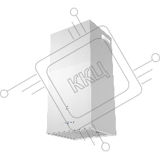 Вытяжка кухонная декоративная Lex Mono 400 белый, управление кнопочное (1 мотор)