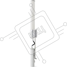 Антенна всенаправленная UbiquitiMIMO 2x2, 10 дБ, 5,15-5,85 ГГц, 360°x12°, 2* RP-SMA