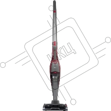 Пылесос вертикальный BQ VCA0401H серый/красный, питание от аккумулятора, 40 Вт, уборка сухая, пылесборник 0.6 л, работа от АКБ max 45 мин