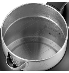 Чайник электрический Kitfort КТ-6196-1 1.5л. 2200Вт черный/серебристый (корпус: нержавеющая сталь)