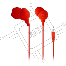 Внутриканальные наушники SmartBuy® COLOR TREND, красные (арт. SBE-3300)/320