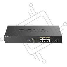 Коммутатор D-Link DGS-1010P/B1A, 8×1 Гбит/с + 2×1 Гбит/с SFP, неуправляемый