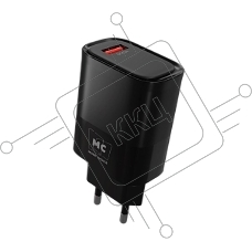 Зарядное устройство MORE CHOICE (4620202553393) NC09a 1USB 3.0A QC3.0 15W б, черный