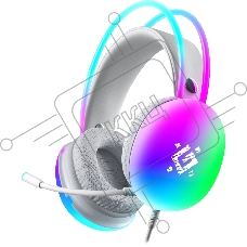 Гарнитура Defender Ignis белый, проводная, подсветка