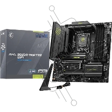 Материнская плата MSI MAG B860M MORTAR WIFI, LGA 1851, Intel B860, 4xDDR5 (до 256 ГБ), 4xSATA, 3xM.2 (1xPCIe 5.0, 2xPCIe 4.0), 1xPCIe 5.0 x16, 1xPCIe 4.0 x4, 1xHDMI, 1xDP, 1x5Gb LAN, Wi-Fi 7, Bluetooth 5.4, 1xUSB-C 40Gbps (Thunderbolt 4), 1xUSB-C 10Gbps, 3xUSB-A 10Gbps, 4xUSB-A 2.0, 3x3.5 мм + S/PDIF оптический, 7.1, чёрный, mATX