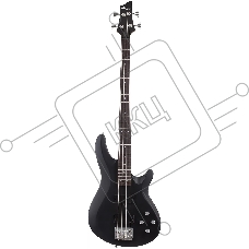 Бас-гитара SCHECTER C-4 DELUXE SBK - бас-гитара 4-струнная, цвет черный матовый