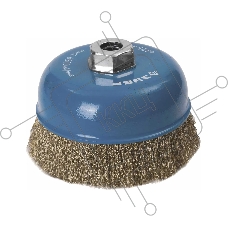 Кордщетка ЗУБР 3526-125_z02  профессионал. щетка чашечная для ушм витая латунированная стальная