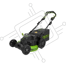 Газонокосилка аккумуляторная GreenWorks GC82LM61S, TwinForce, 82V, 61 см, самоходная, бесщеточная, без АКБ и ЗУ  (2515607)