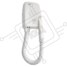 Фен Puff 850B белый, 850 Вт