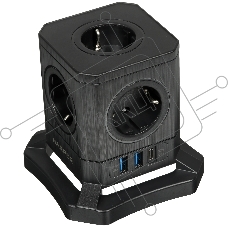 Сетевой фильтр HARPER UCH-730 Black PD3.0