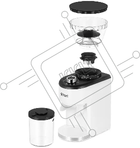 Кофемолка Kitfort КТ-7205 200Вт сист.помол.:жернова вместим.:250гр белый/черный