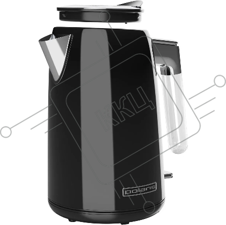 Чайник электрический Polaris PWK 1746CA Water Way Pro 1.7л. 2200Вт черный (корпус: нержавеющая сталь)