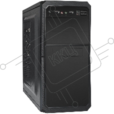 Корпус Minitower ExeGate BA-202-UNS400 (mATX, БП UNS400 с вент. 12см, 2*USB, аудио, черный)