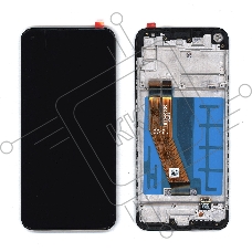 Дисплей (модуль) для Samsung Galaxy A11 SM-A115 в сборе с тачскрином и рамкой (N,G ver.) черный