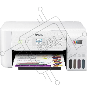 МФУ струйный Epson EcoTank L3266 (C11CJ66416) белый, A4, ч/б печ. 10 стр/мин., цв. печ. 5 стр/мин., 5760x1440 DPI, USB, Wi-Fi