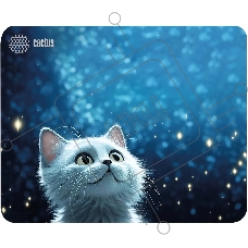 Коврик для мыши Cactus White Cat 300x250x3мм (CS-MPC-D11M)