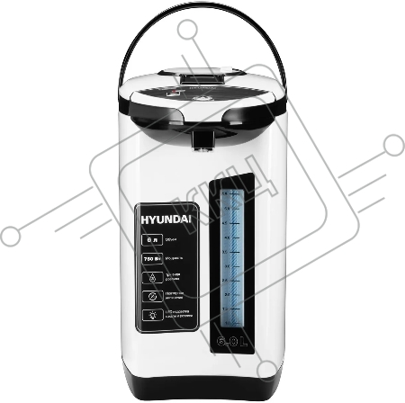 Термопот Hyundai HYTP-3850 6л. 750Вт белый/черный