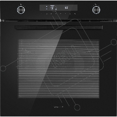Духовой шкаф электрический Weissgauff EOM 741 PDB Black Edition черный