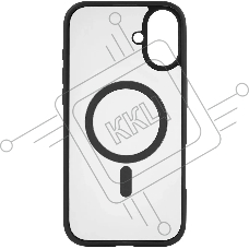 Чехол (клип-кейс) uBear для Apple iPhone 16 Plus Cloud with MagSafe черный (CS433BL67MT-I24M)