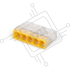 Клемма миниатюрная КВТ 87655 СМК 2273-205