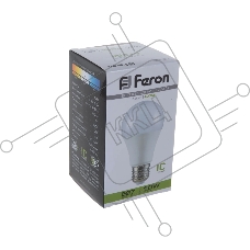 Лампа светодиодная FERON LB-92 (25458) 10W 230V E27 4000K A60