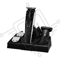 Триммер Kitfort КТ-3109 черный/серебристый 3Вт (насадок в компл:10шт)