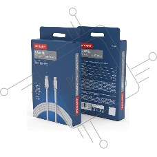 Кабель Rexant Type-C-Lightning 2.4 A, 1 м, белый ПВХ
