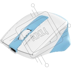 Мышь A4Tech Fstyler FG45CS Air голубой/белый оптическая (2000dpi) silent беспроводная USB для ноутбука (7but)