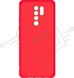 Чехол (клип-кейс) BoraSCO для Xiaomi Redmi 9 красный (39070)