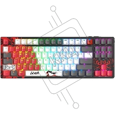 Клавиатура A4Tech Bloody WS87 Naraka беспроводная USB, Bluetooth/Радиоканал черный/красный
