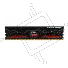 Оперативная память AMD Radeon R5, DDR5, 8GB (1x8GB), 5200MHz, CL40, с радиатором, красный/черный