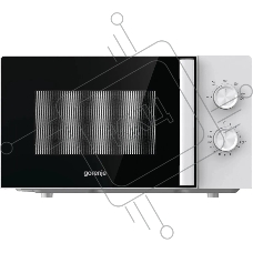 Микроволновая печь Gorenje MO17E1WH белый, 17 л, 700 Вт, переключатели - поворотный механизм