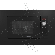 Микроволновая печь встраиваемая Bosch BEL653MB3 черный, 25 л, 800 Вт, переключатели - поворотный механизм/сенсор