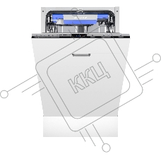 Посудомоечная машина Maunfeld MLP45230 Light Beam Inverter Wi-Fi, нержавеющая сталь, 44.8 см, 10 компл., 47 дБ, класс A+++