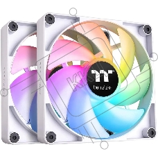 Вентилятор для корпуса Thermaltake CT140 ARGB 140х140x25 белый 4-pin 30.5дБ (упак.:2шт) (CL-F154-PL14SW-A) Ret